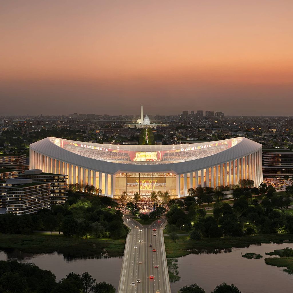 Washington Commanders and HKS Unveil Initial Renderings of New World-Class Stadium